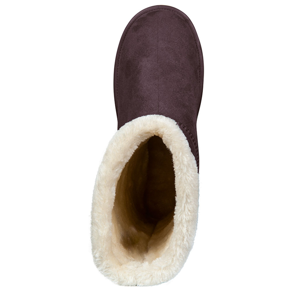 Boots de pluie doublées Davos en fourrure Gossiga Brun