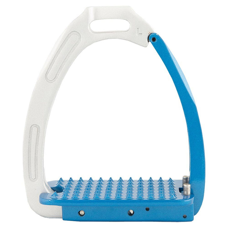 Etriers Lavarone Argent/Bleu