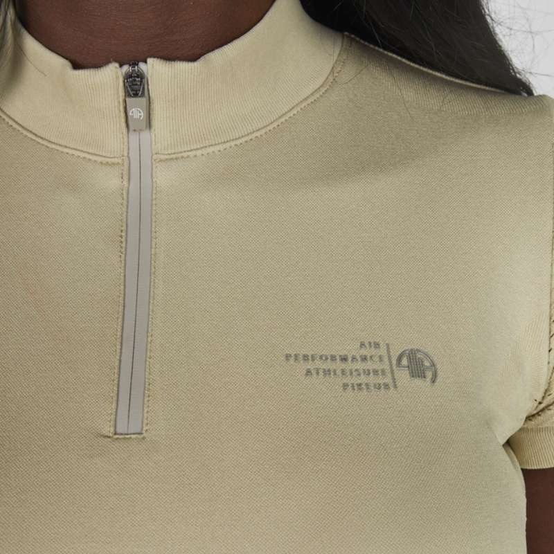 Chemise d'équitation Knit Athleisure Beige