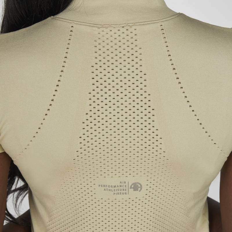 Chemise d'équitation Knit Athleisure Beige