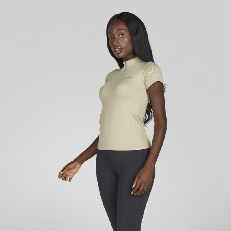 Chemise d'équitation Knit Athleisure Beige