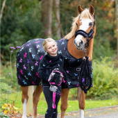 Licol et longe d'attache Isalyn Unicorn Noir Licol et longe d'attache Isalyn Unicorn Noir