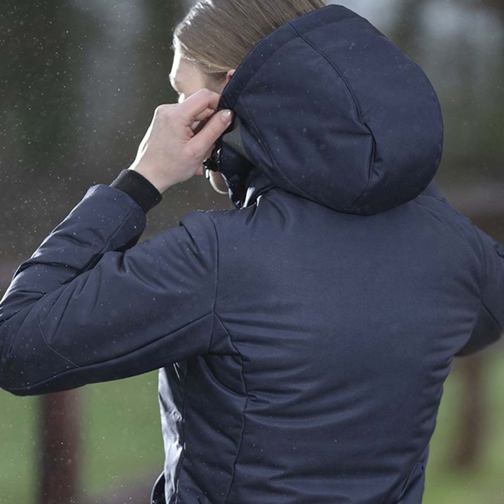 Manteaux d'équitation Élégant avec chauffage par câbles et batterie Bleu Marine