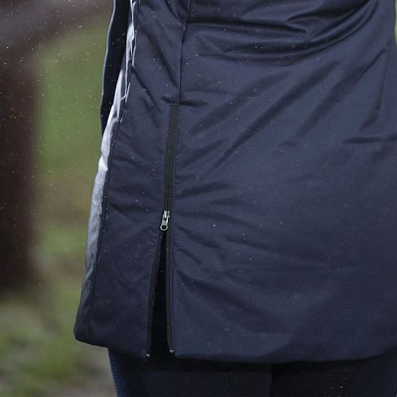 Manteaux d'équitation Élégant avec chauffage par câbles et batterie Bleu Marine