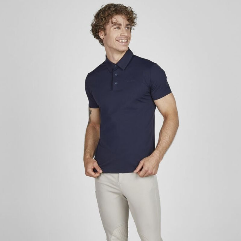 Polo Function Core Men Bleu Marine