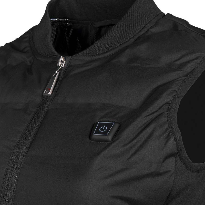 Veste de cavalier Comfort Tempature avec chauffage et batterie noire