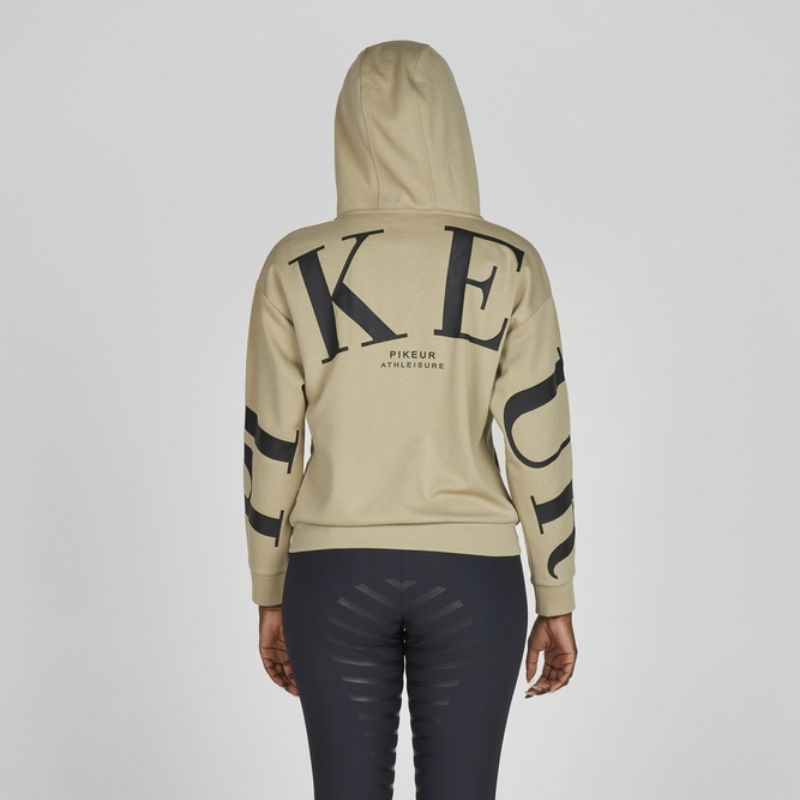 Sweat à capuche Athleisure Beige