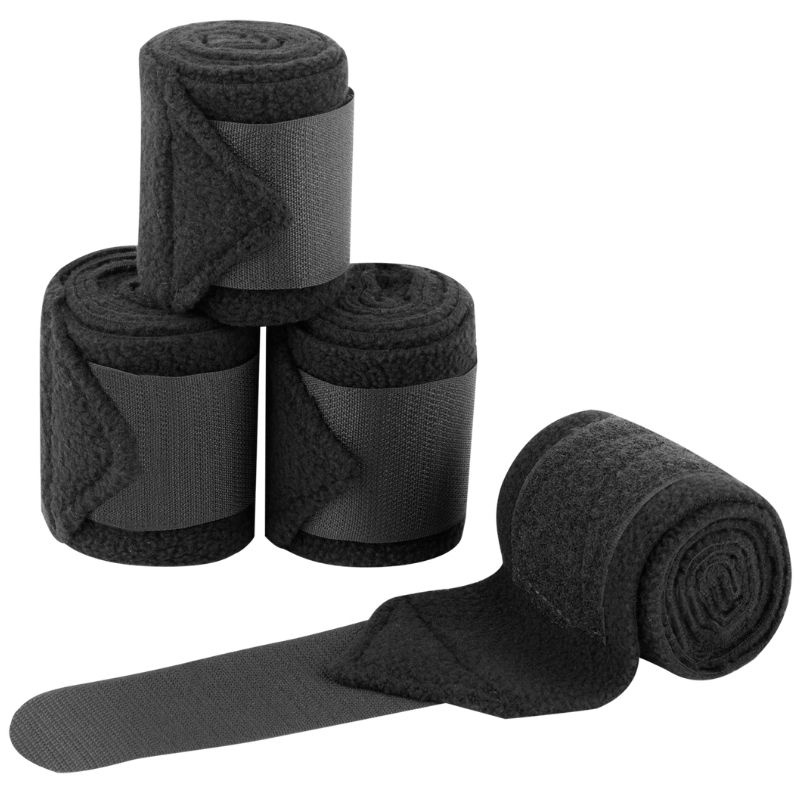 Bandages Shetty Fleece 4-pack Noir