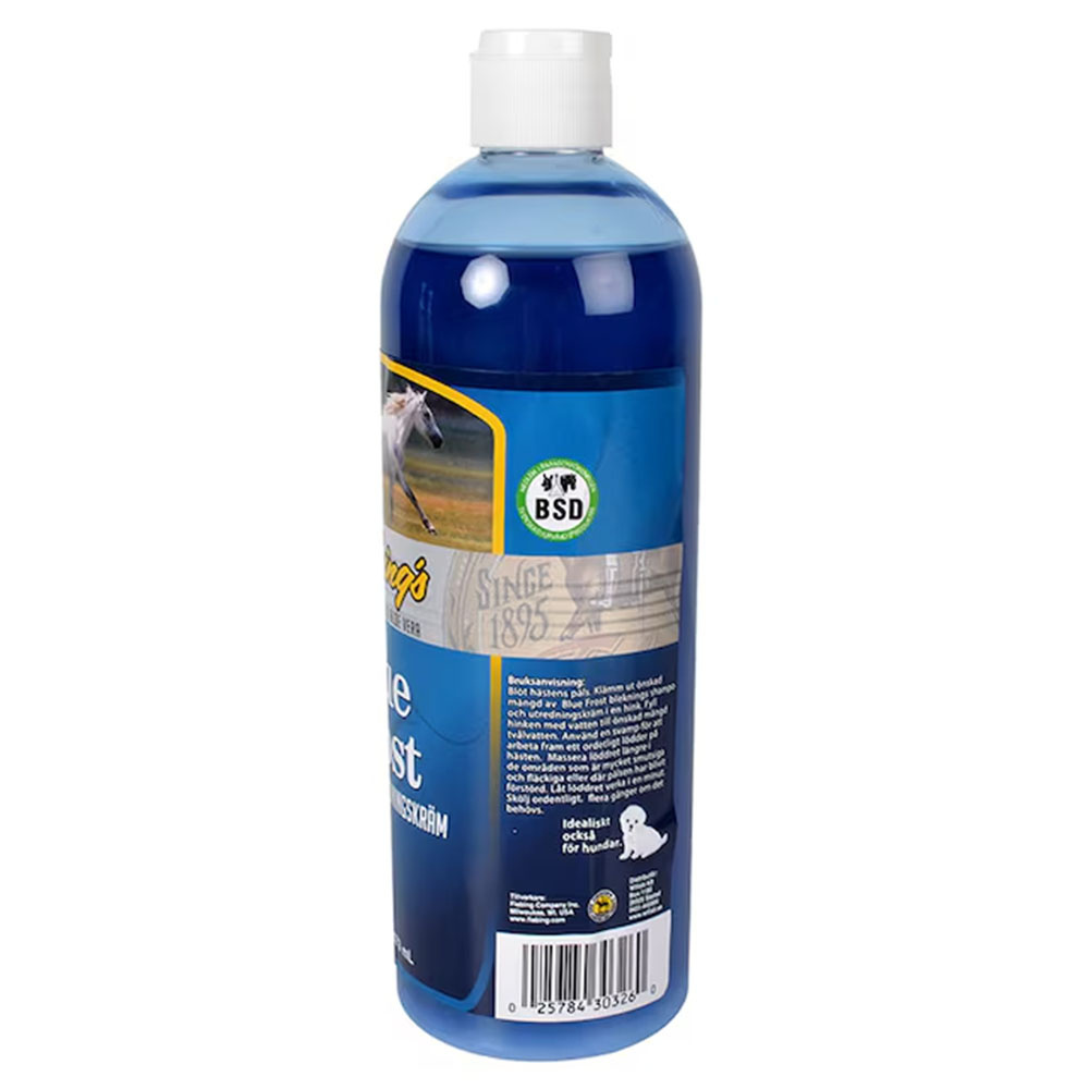 Shampoing pour chevaux gris Blue Frost 473ml