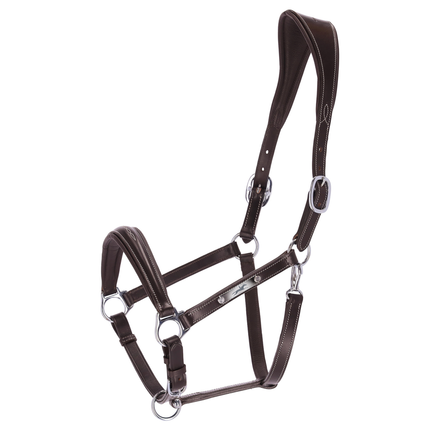 Licol en cuir Frisco F Marron