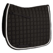 Tapis de selle dressage Octagon Quilt Noir Tapis de selle dressage Octagon Quilt Noir