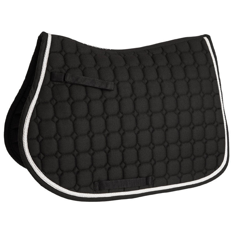 Tapis de selle Octagon Quilt Noir