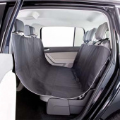 Protection de siège auto pour banquette arrière 145x160 cm Noir