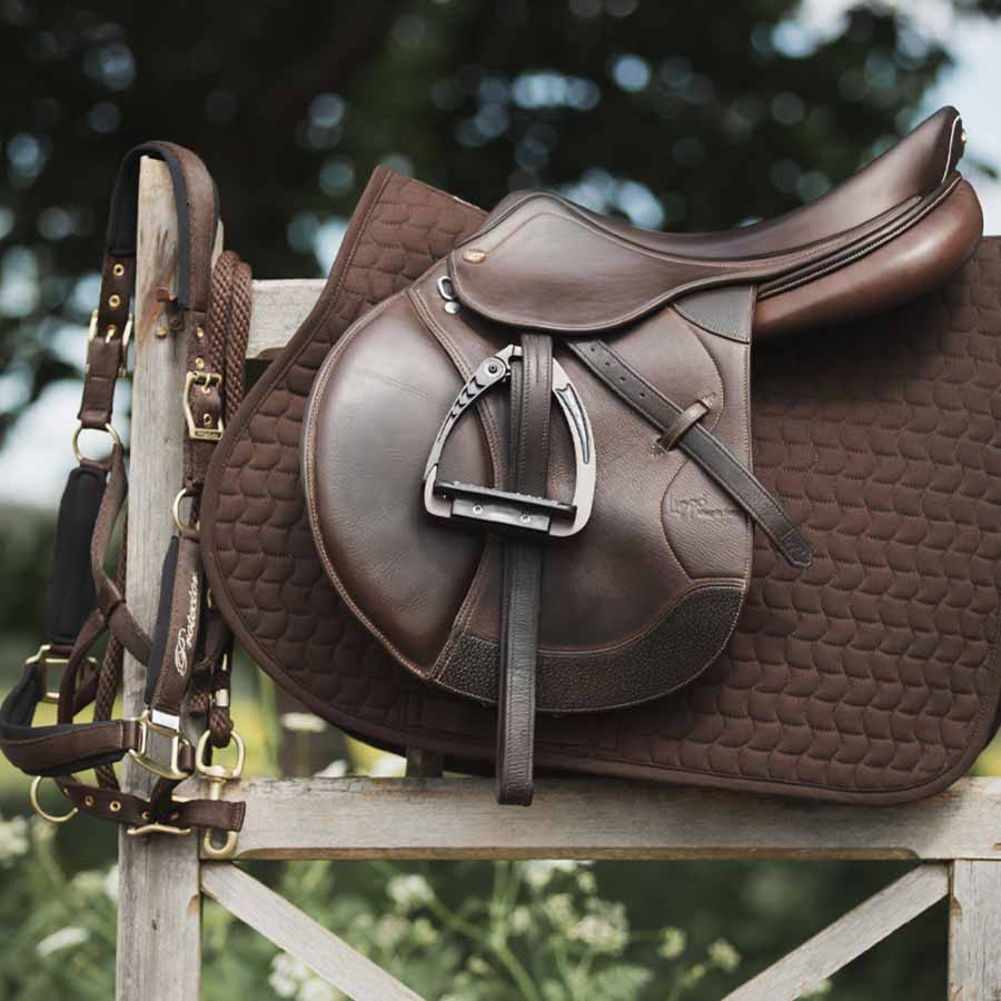 Tapis de selle Comfort Marron
