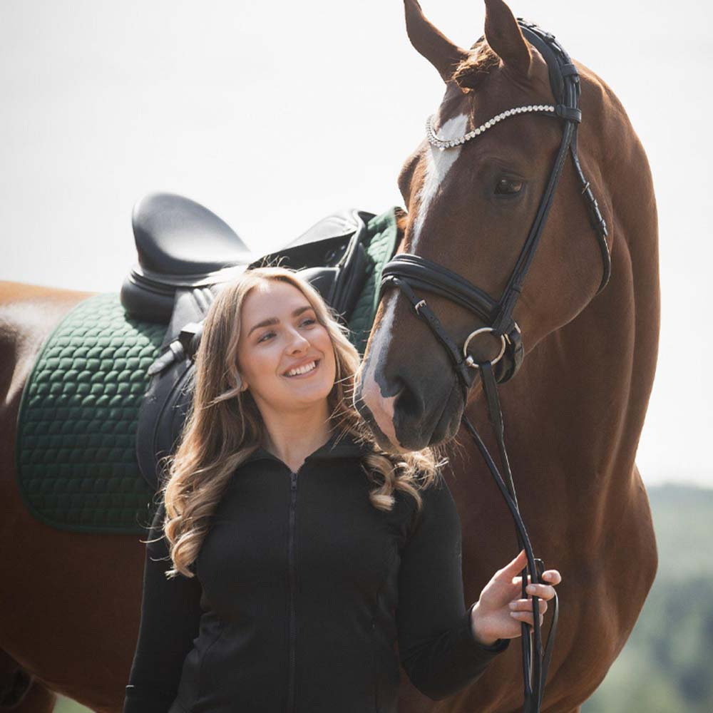 Tapis de selle dressage Comfort Vert