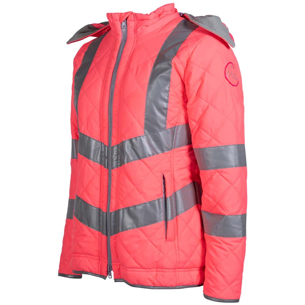 Veste de sécurité réfléchissante rose