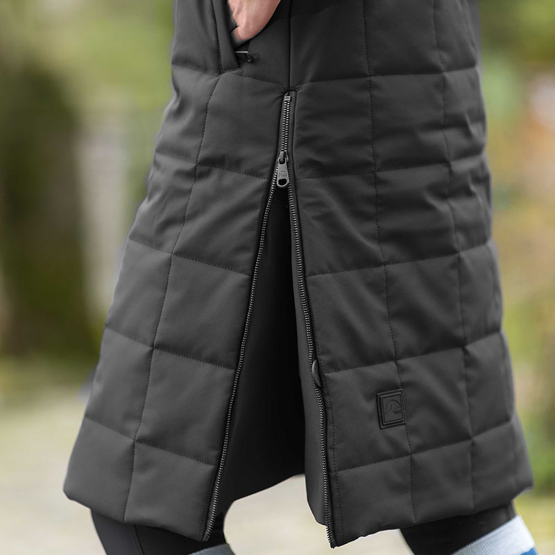 Manteaux d'équitation Honey avec panneaux lumineux et batterie Noir