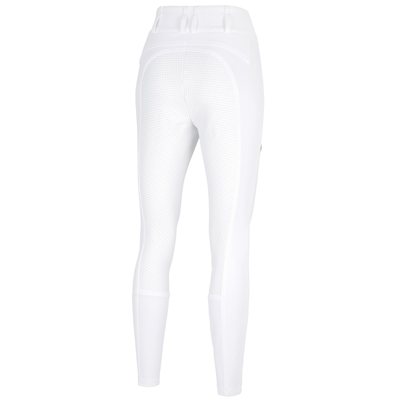 Pantalon d'équitation New Candela Grip siège complet blanc