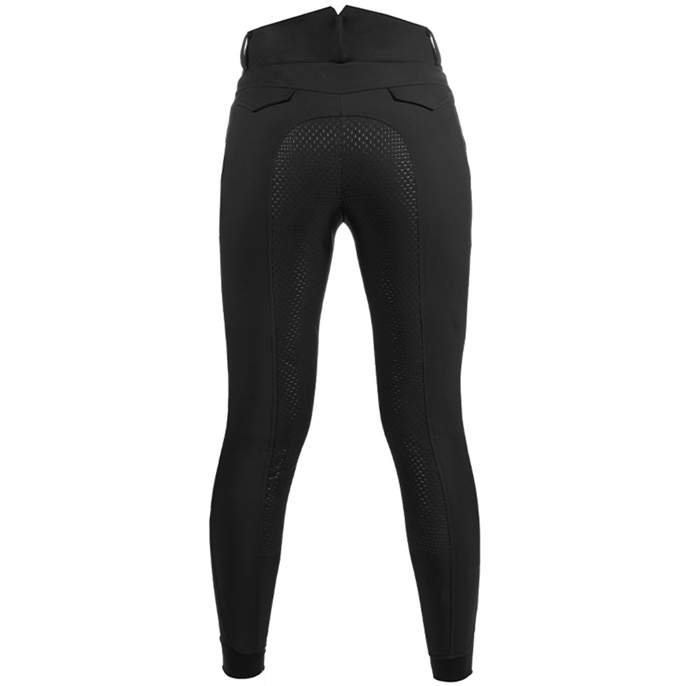 Pantalons d'équitation Keep Warm avec Boucles Chauffantes et Batterie Externe Intégrées Noirs