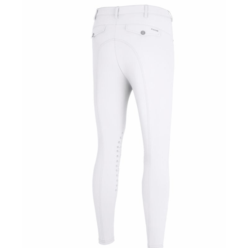 Pantalon d'équitation homme New Rodrigo SD Knee Grip Blanc