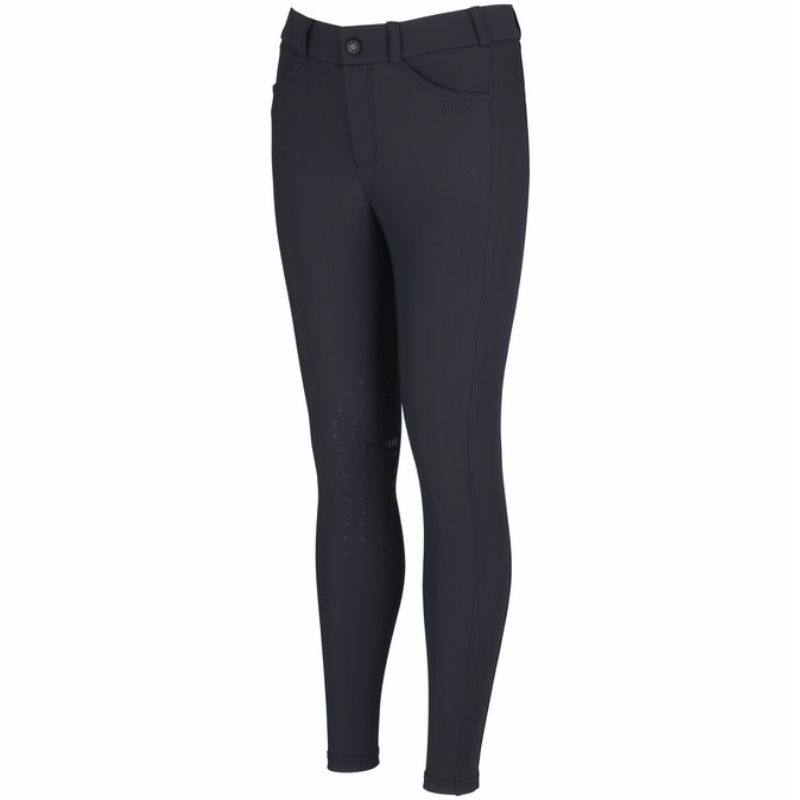 Pantalon d'équitation Enfant/Junior New Brooklyn SD Knee Grip Noir