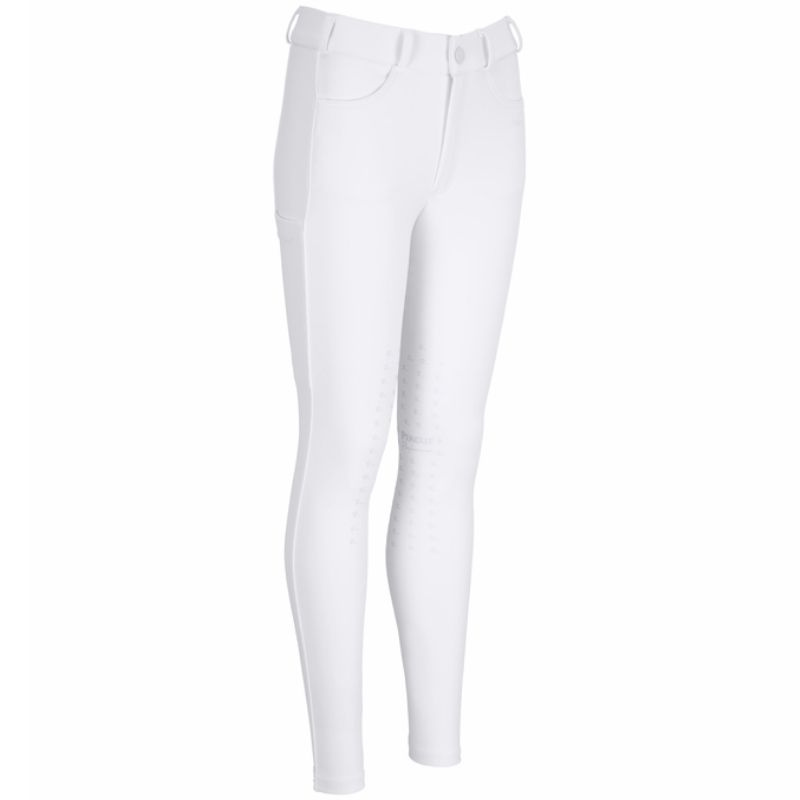 Pantalon d'équitation Enfant/Junior New Brooklyn SD Knee Grip Blanc