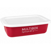 Multibox avec couvercle 3L Rouge Multibox avec couvercle 3L Rouge
