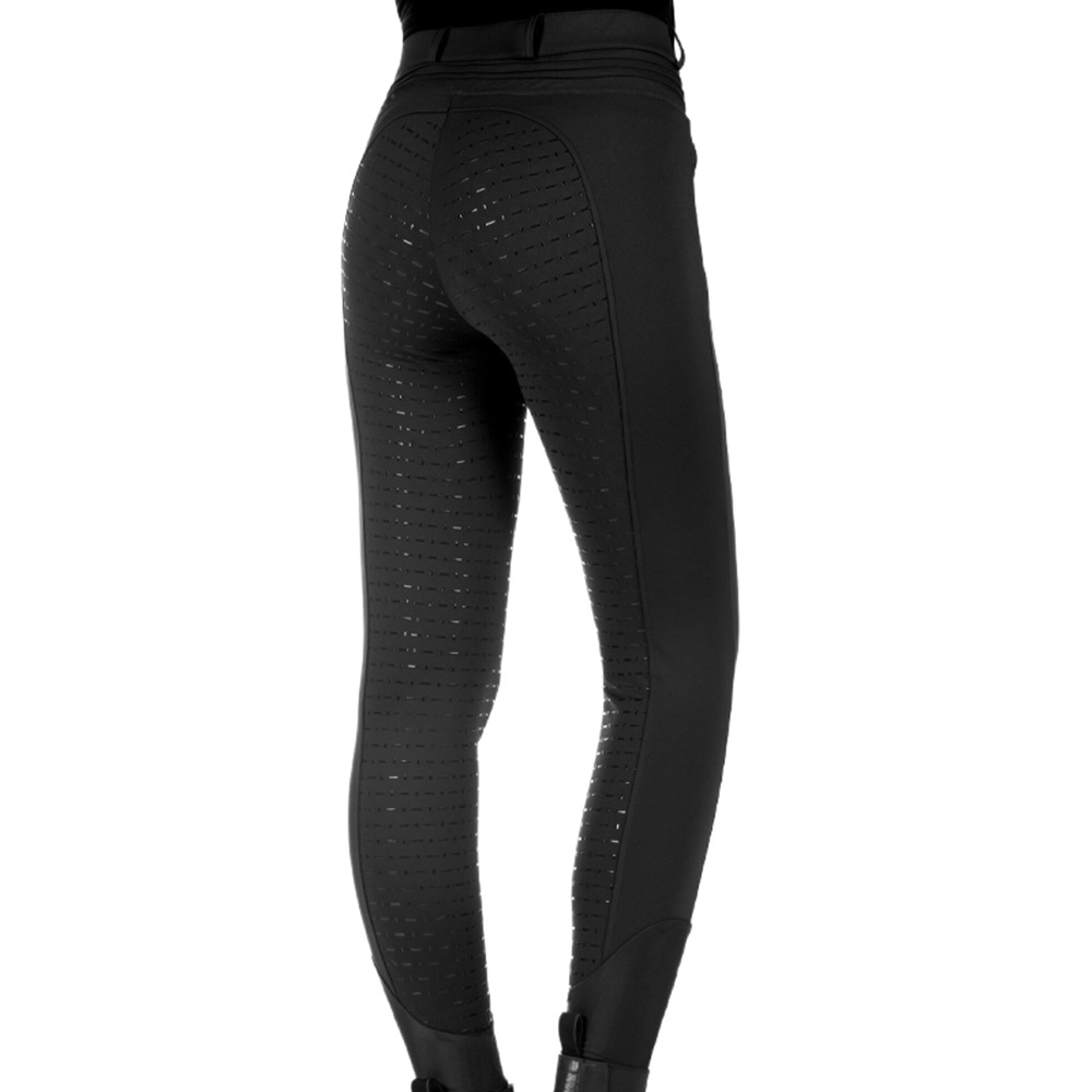 Pantalon d'équitation chauffant Comfort Full Grip Noir