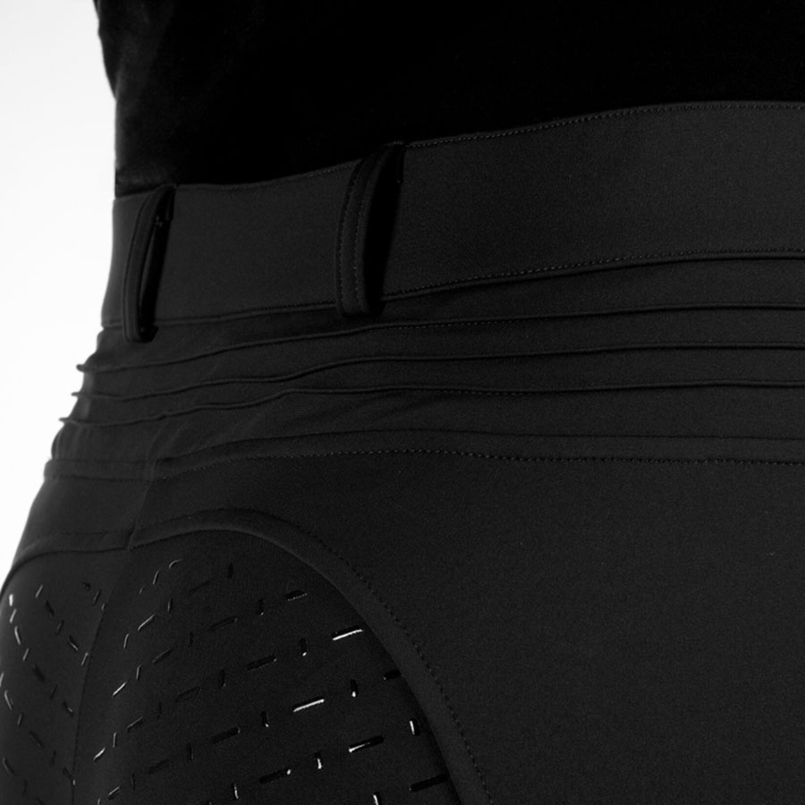 Pantalon d'équitation chauffant Comfort Full Grip Noir