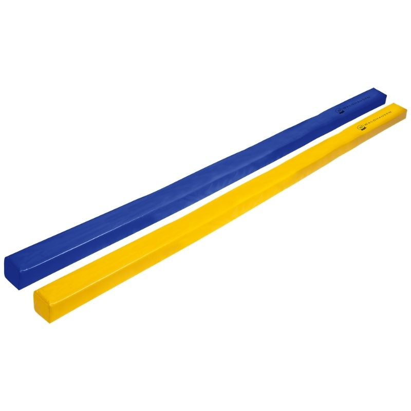 Barres d’obstacle souples 2-pack Teal/Jaune