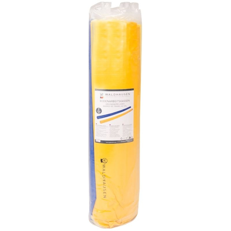 Barres d’obstacle souples 2-pack Teal/Jaune