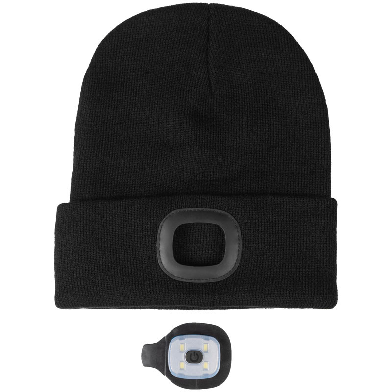 Bonnet avec Lampe Honey Noir