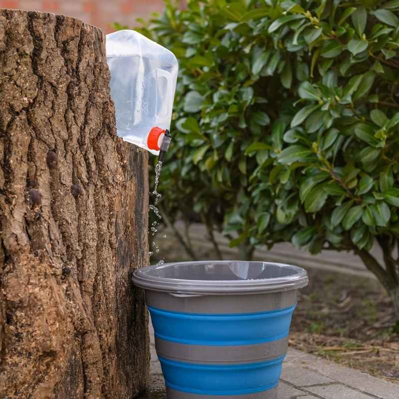 Bidon d'eau Foldable 10L Transparent