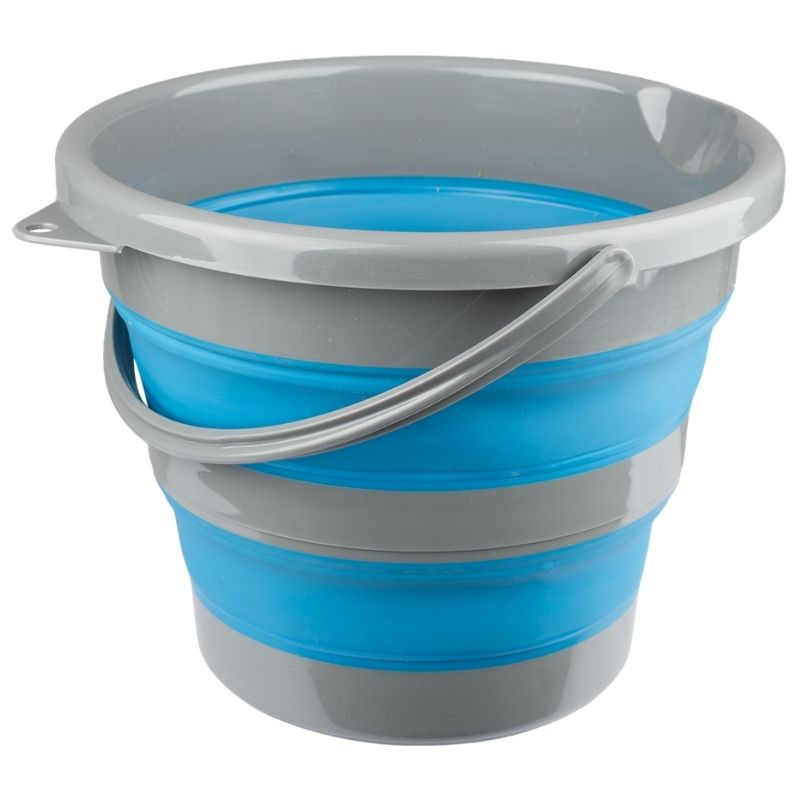 Seau Foldable 10L Bleu/Gris