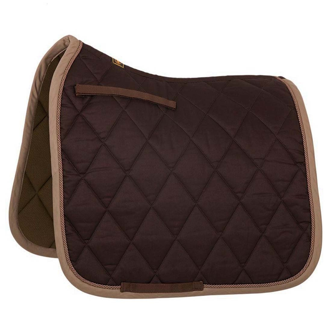 Tapis de selle de dressage Event Cooldry Marron Foncé/Marron Clair