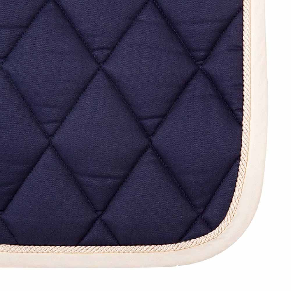 Tapis de selle de dressage Event Cooldry Bleu Marine/Crème