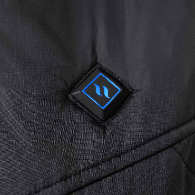 Gilet chauffant Etna Noir