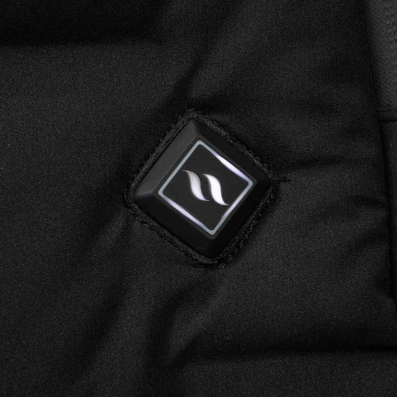 Gilet rembourré Katla avec chauffage Noir
