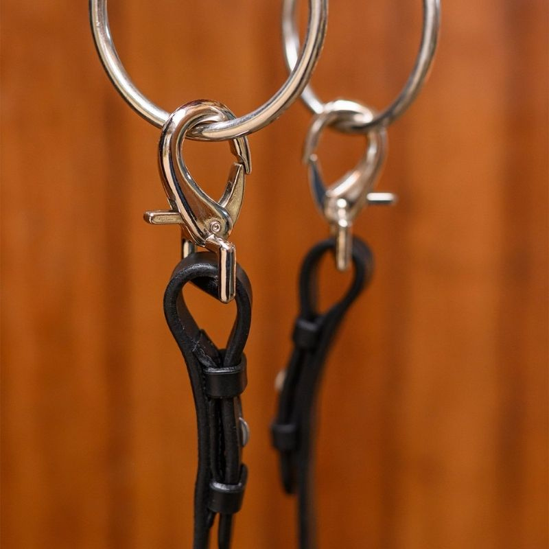 Boucle pour rênes Snap Hook Argent
