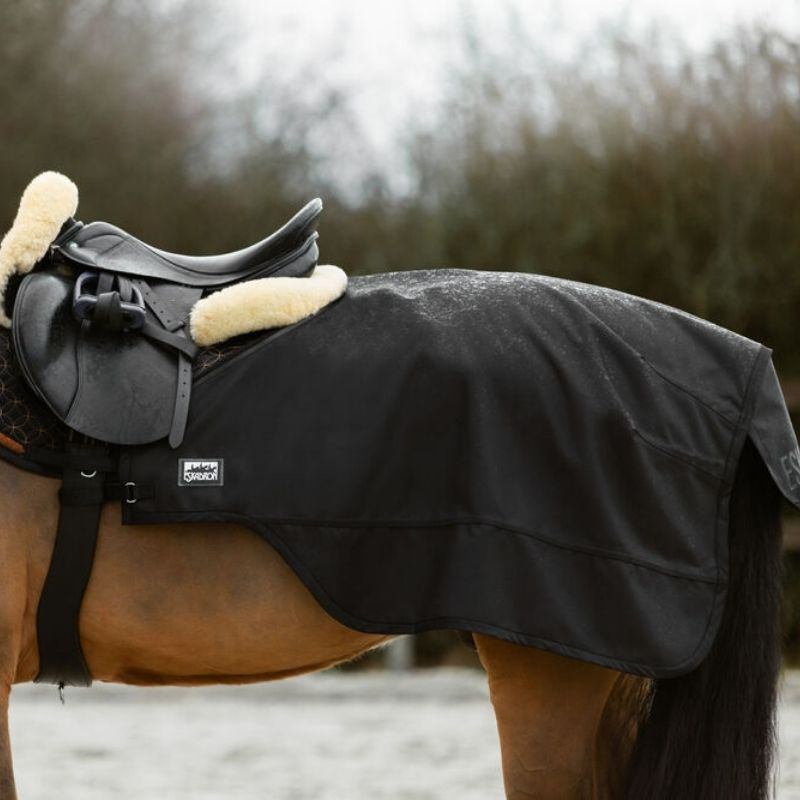 Couverture d'équitation et de longe Exercise Sheet Noir