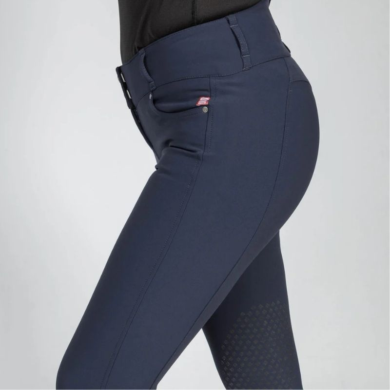 Culotte d'équitation Julia Knee Grip Bleu