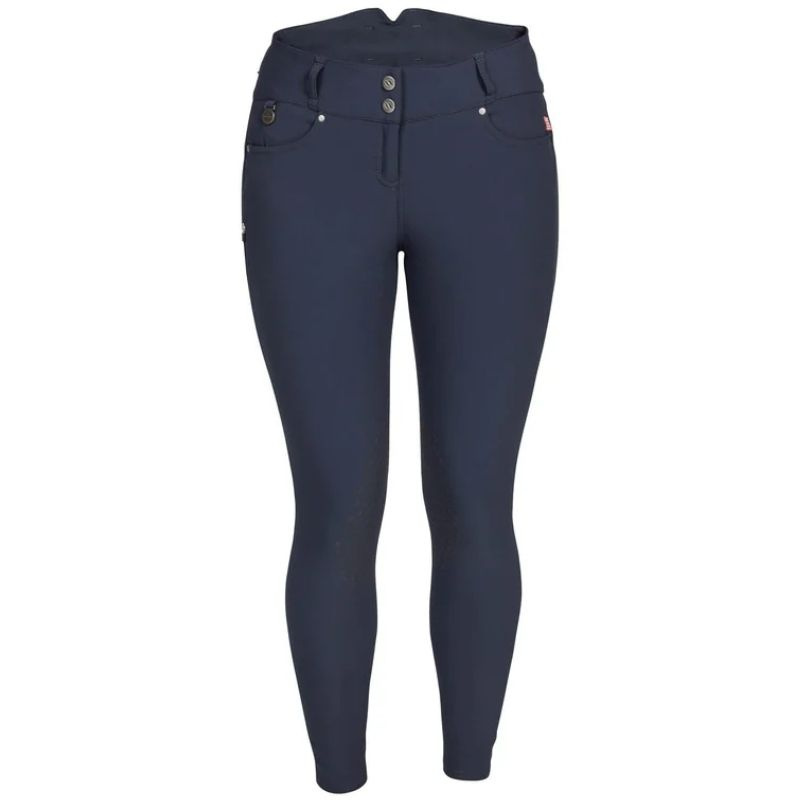 Culotte d'équitation Julia Knee Grip Bleu