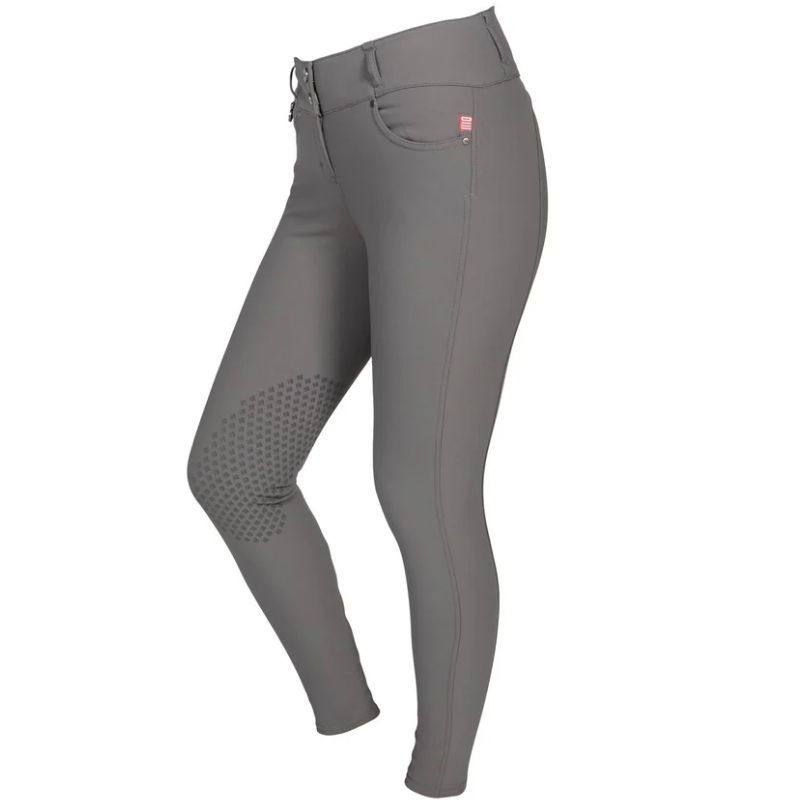 Culotte d'équitation Julia Knee Grip Gris