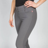Culotte d'équitation Julia Knee Grip Gris Culotte d'équitation Julia Knee Grip Gris