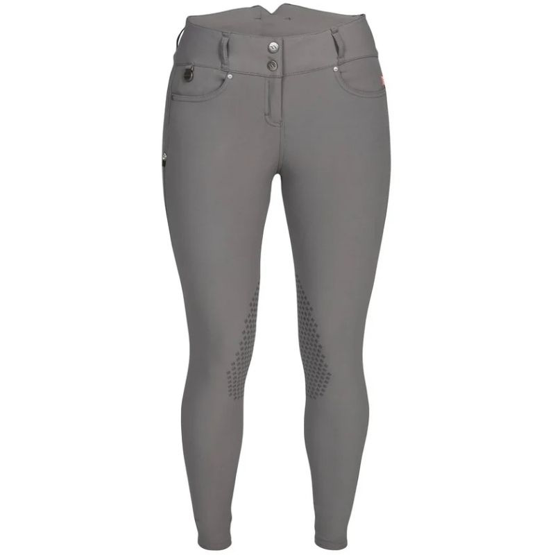 Culotte d'équitation Julia Knee Grip Gris