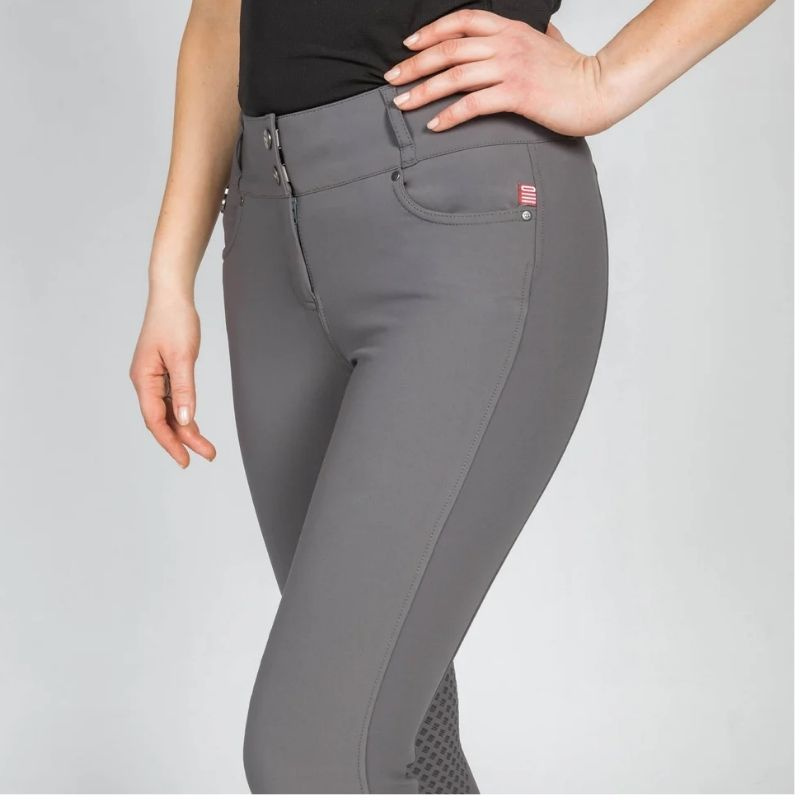 Culotte d'équitation Julia Full Grip Gris