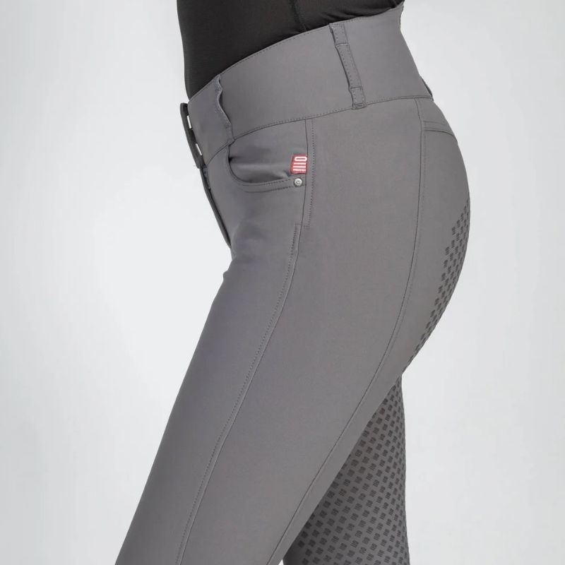 Culotte d'équitation Julia Full Grip Gris