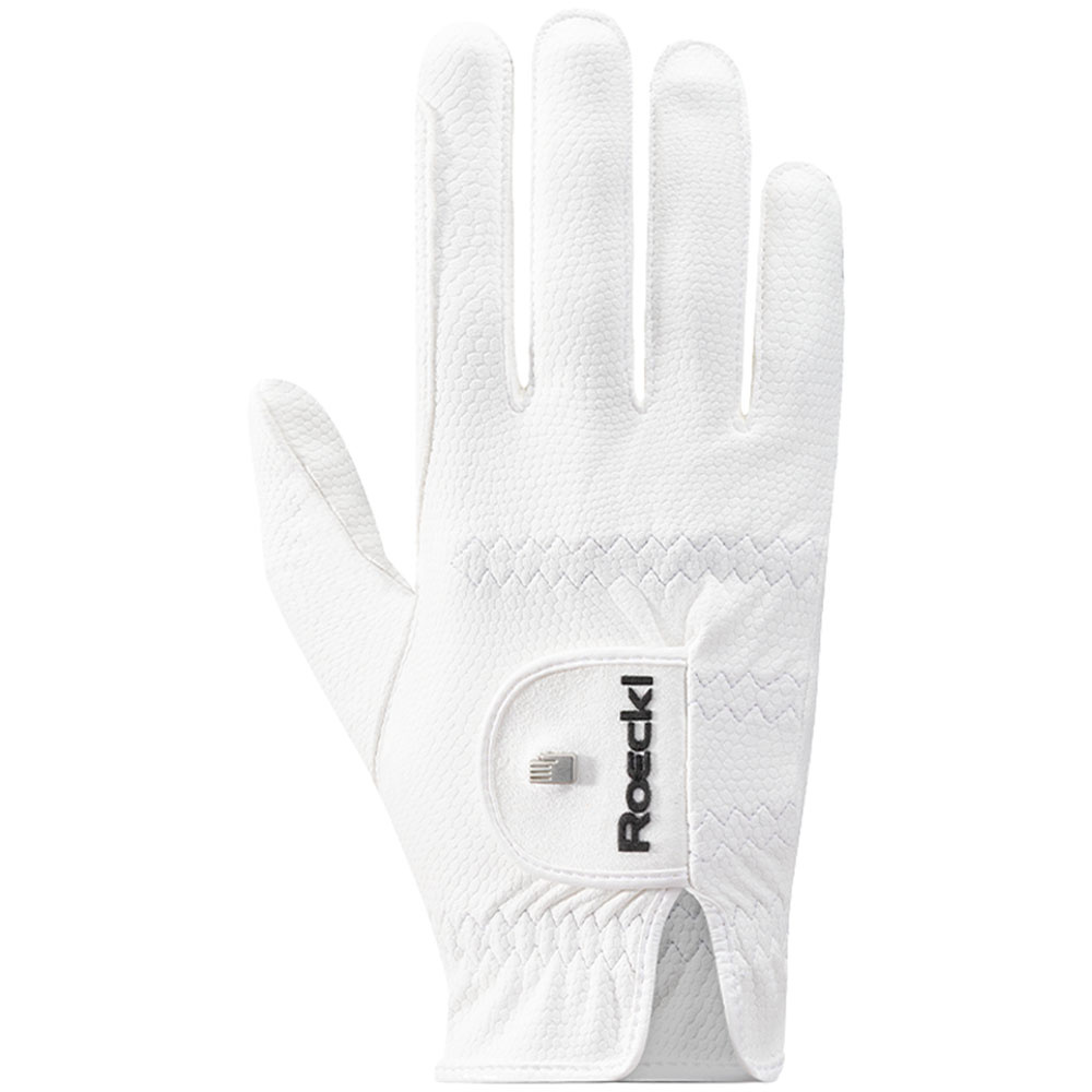 Gants d'équitation Roeck-Grip Pro Blanc