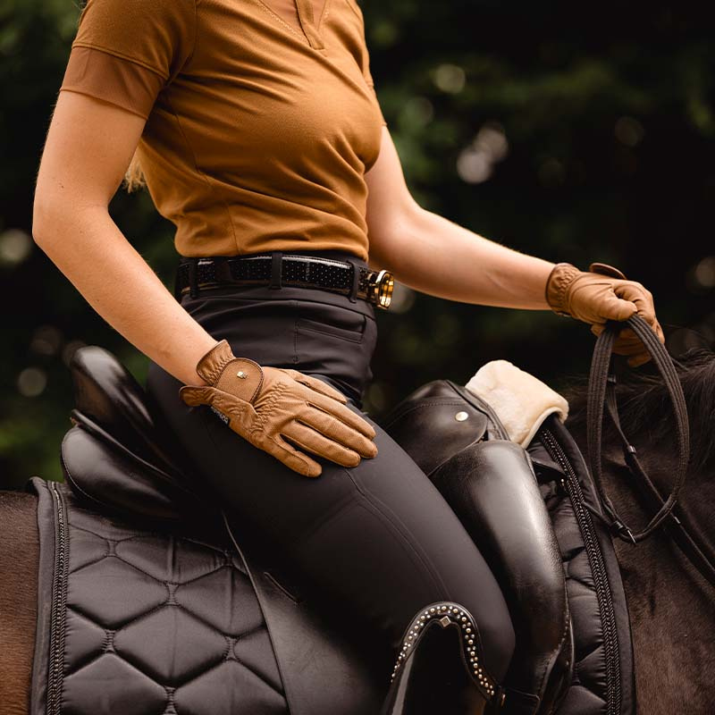 Gants d'équitation Roeck-Grip Marron clair