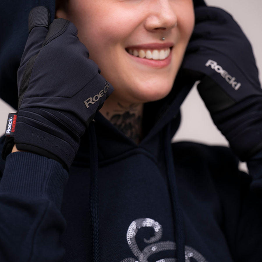 Gants d'équitation d'hiver Winsford Noir